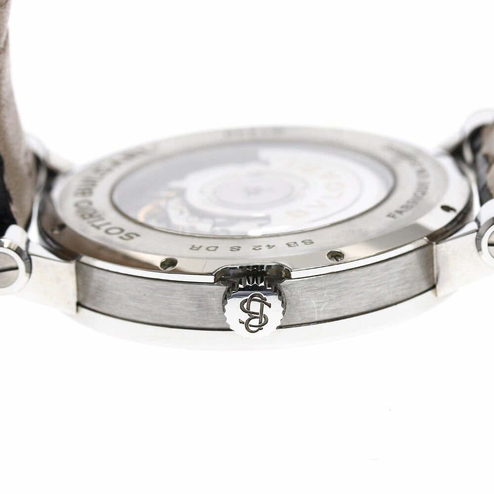 BVLGARI SB42SDR Sotirio Retrograde Automatic Men's Watch with Warranty
