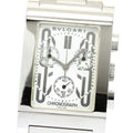 BVLGARI RTC49S Rettangolo Date Chronograph Quartz Men's Watch
