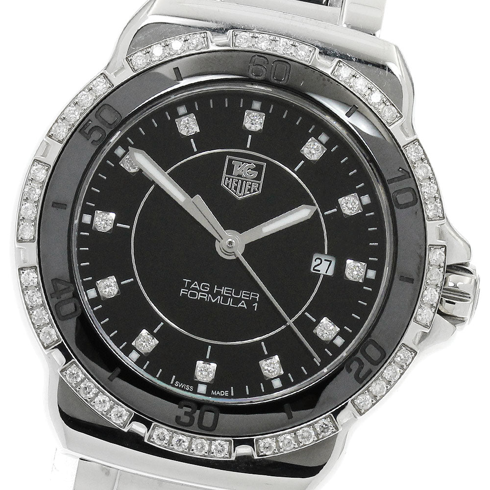 TAG Heuer WAH1312 Formula 1 12P Diamond Bezel Quartz Ladies Watch (Good Condition)