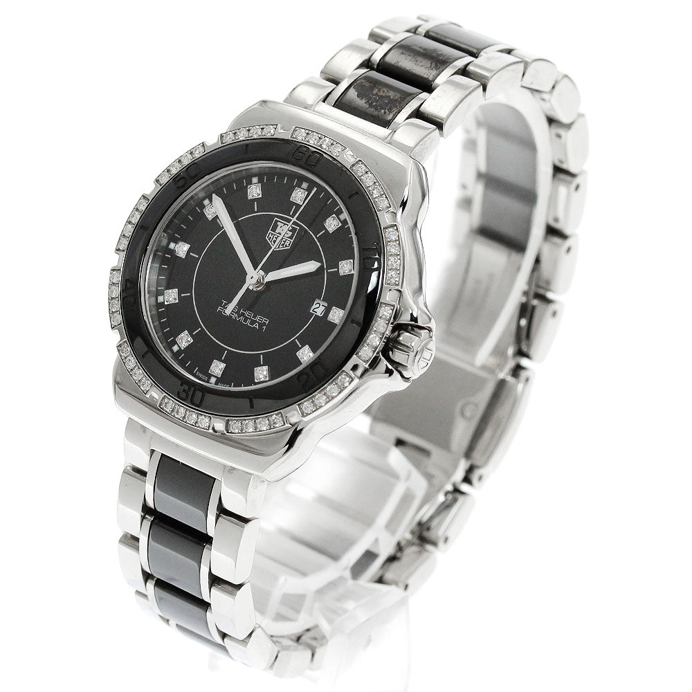 TAG Heuer WAH1312 Formula 1 12P Diamond Bezel Quartz Ladies Watch (Good Condition)