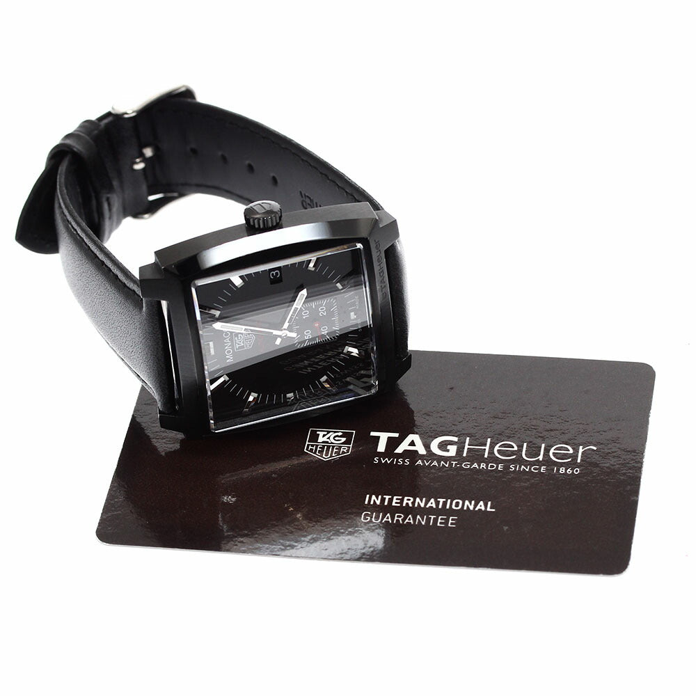 TAG Heuer WW2119.FC6338 Monaco Small Seconds Date Automatic Men's Watch Excellent Condition with Warranty.