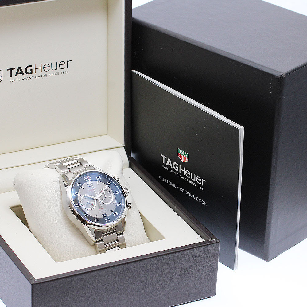 TAG Heuer CAR2B10 Carrera Caliber 36 Flyback Chronograph Automatic Men's Watch Excellent Condition with Box