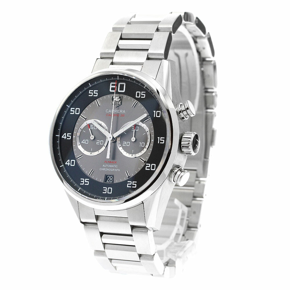 TAG Heuer CAR2B10 Carrera Caliber 36 Flyback Chronograph Automatic Men's Watch Excellent Condition with Box