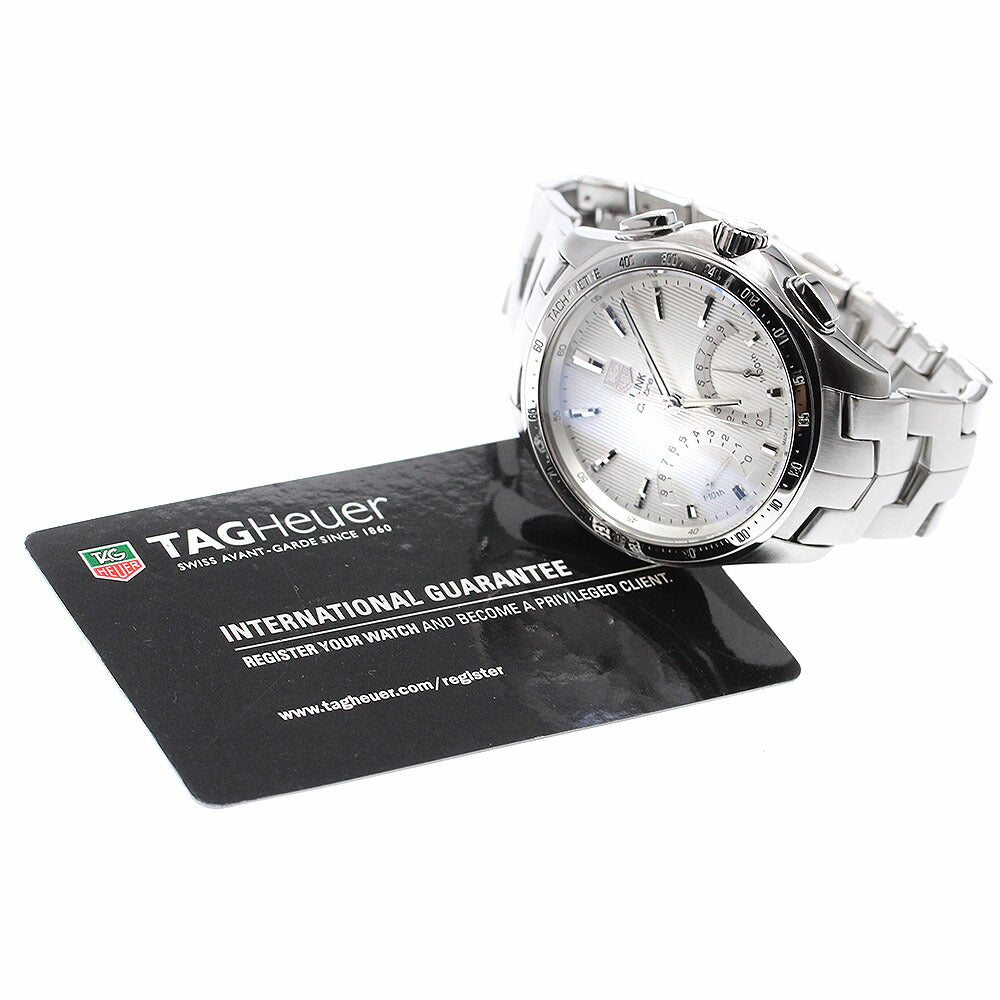 TAG Heuer CAT7011 Link Caliber S Chronograph Quartz Men's Watch Excellent Condition with Warranty.