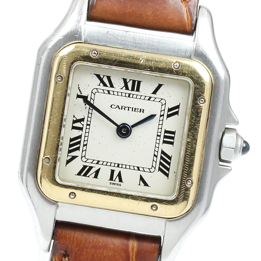 CARTIER W250295D Panthere SM YG Bezel Combination Quartz Ladies Watch