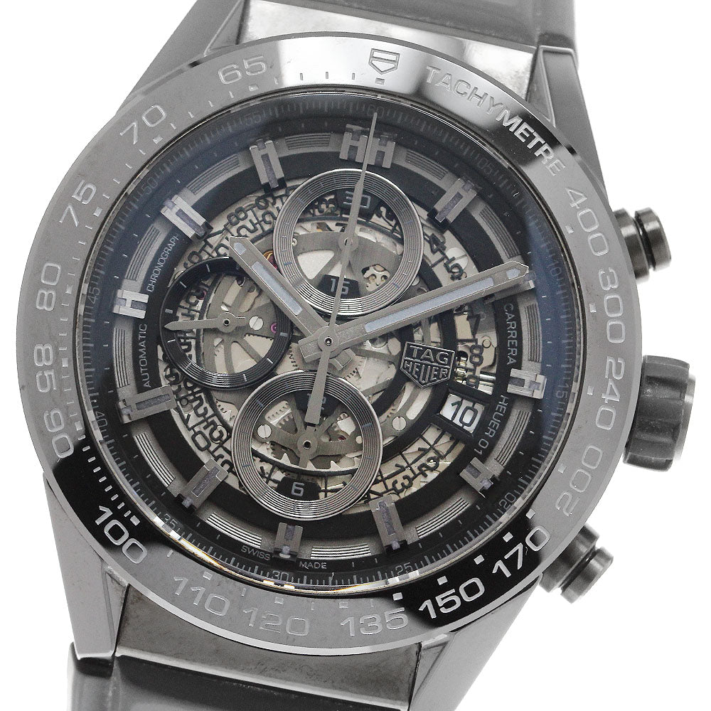 TAG Heuer CAR2A90 Carrera Calibre Heuer 01 Automatic Men's Watch with Warranty Card