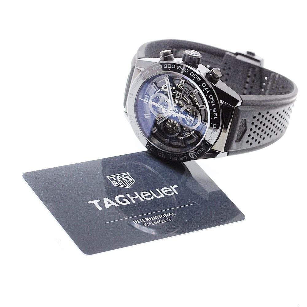 TAG Heuer CAR2A90 Carrera Calibre Heuer 01 Automatic Men's Watch with Warranty Card