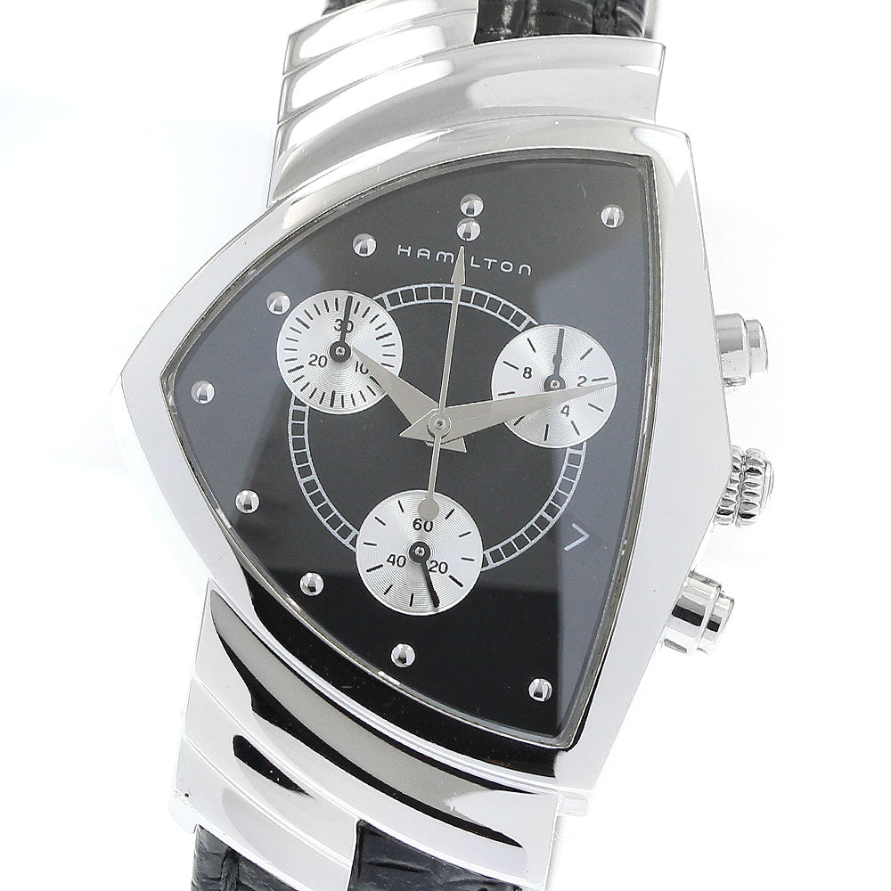 HAMILTON H244121 Ventura Date Chronograph Quartz Men's Watch (with box and warranty)