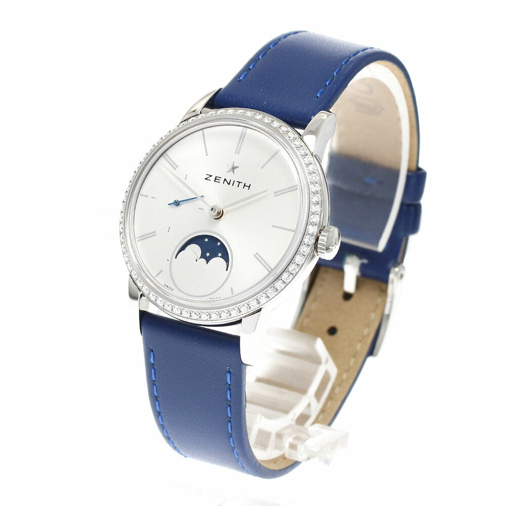ZENITH 16.2330.692 Elite Lady Moonphase Diamond Bezel Automatic Watch for Women Excellent Condition with Box