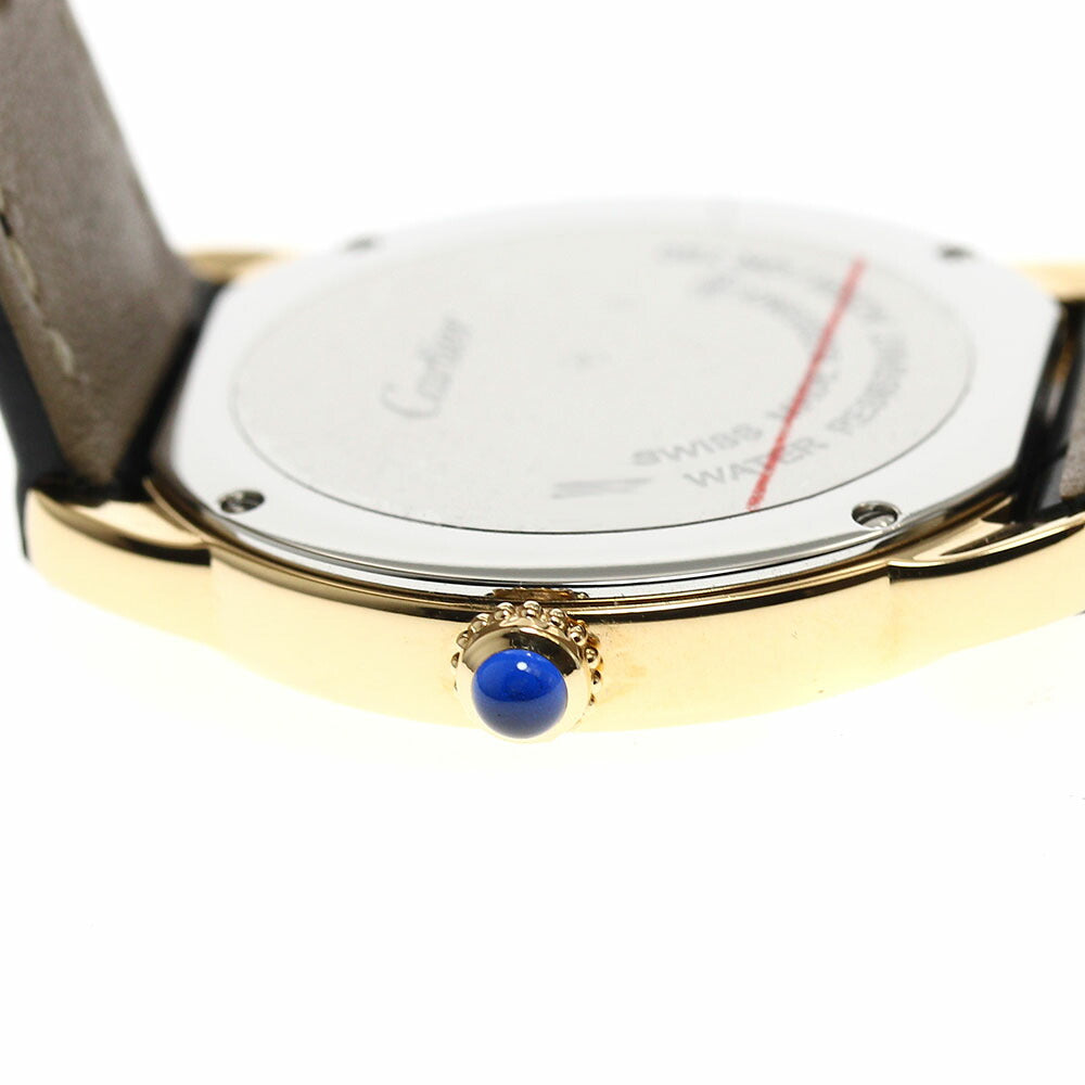 CARTIER W6700355 Ronde Solo SM K18YG Quartz Ladies Watch (Good Condition)