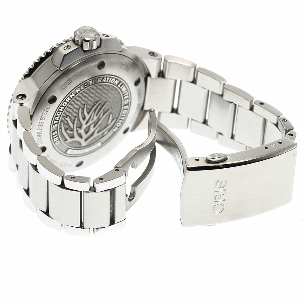 ORIS 7734 Aquis Staghorn Restoration Limited Edition Automatic Men's Watch (with box and warranty)