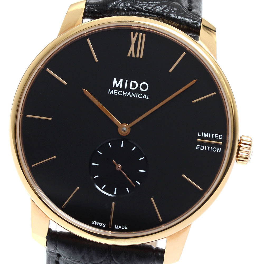 MIDO M037.405 Baroncelli Mechanical Small Seconds Hand-wound Men's Watch Excellent Condition with Warranty.