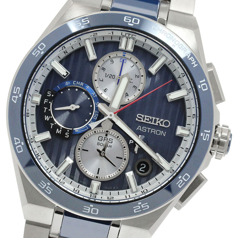 SEIKO SBXC181/5X83-0AA0 Astron Nextar GPS Solar Radio Controlled Men's Watch Excellent Condition with Box and Warranty.
