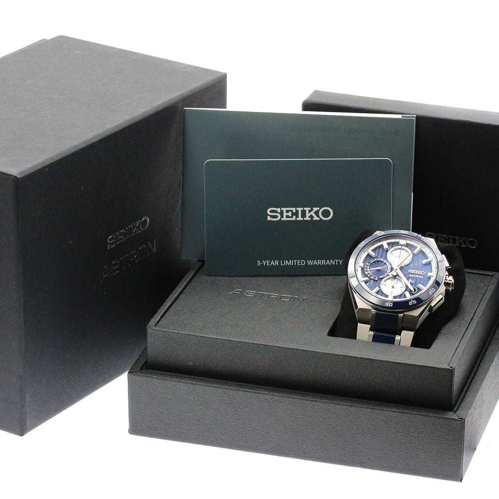 SEIKO SBXC181/5X83-0AA0 Astron Nextar GPS Solar Radio Controlled Men's Watch Excellent Condition with Box and Warranty.