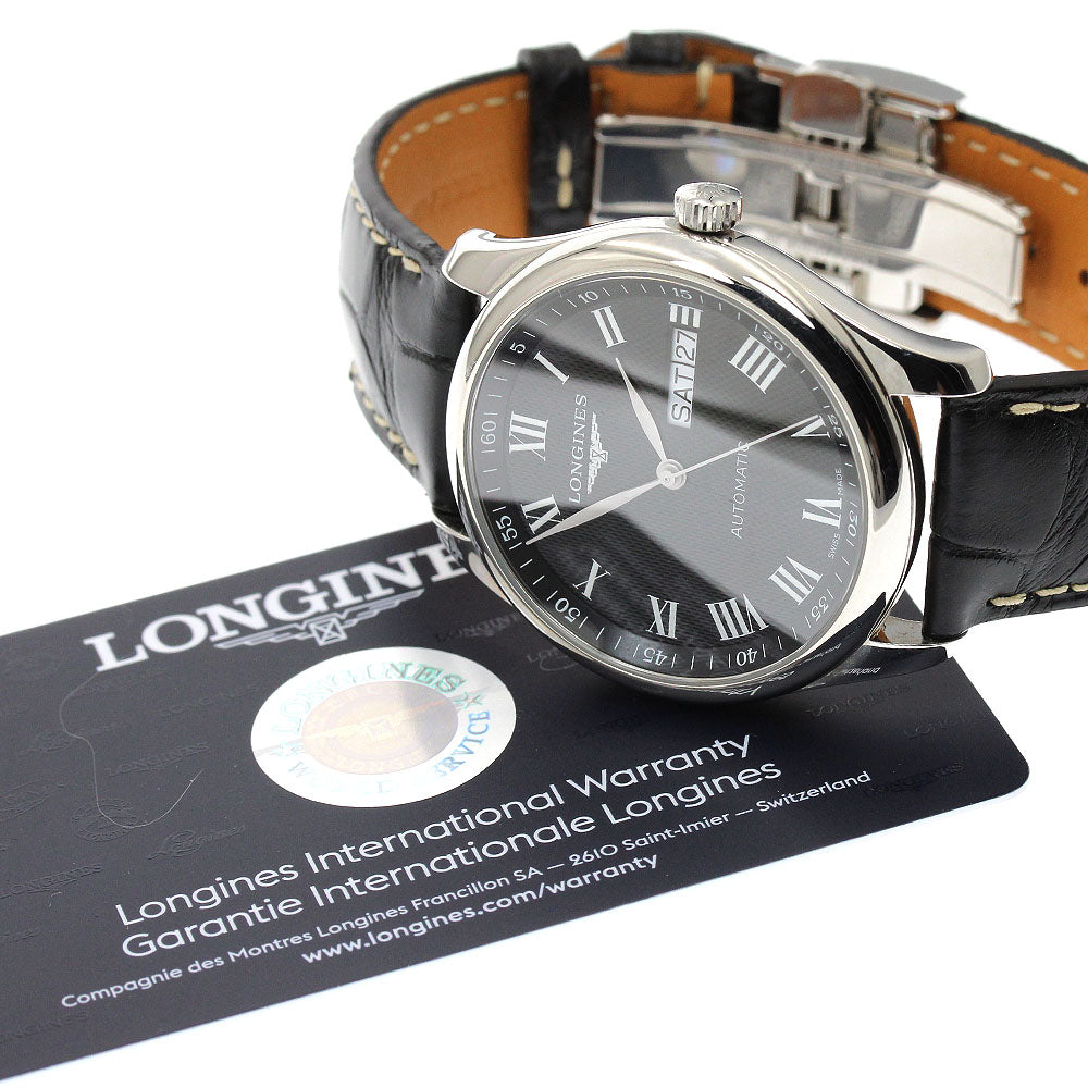 LONGINES L2.755.4 Master Collection Day-Date Automatic Men's Watch Excellent Condition with Warranty.