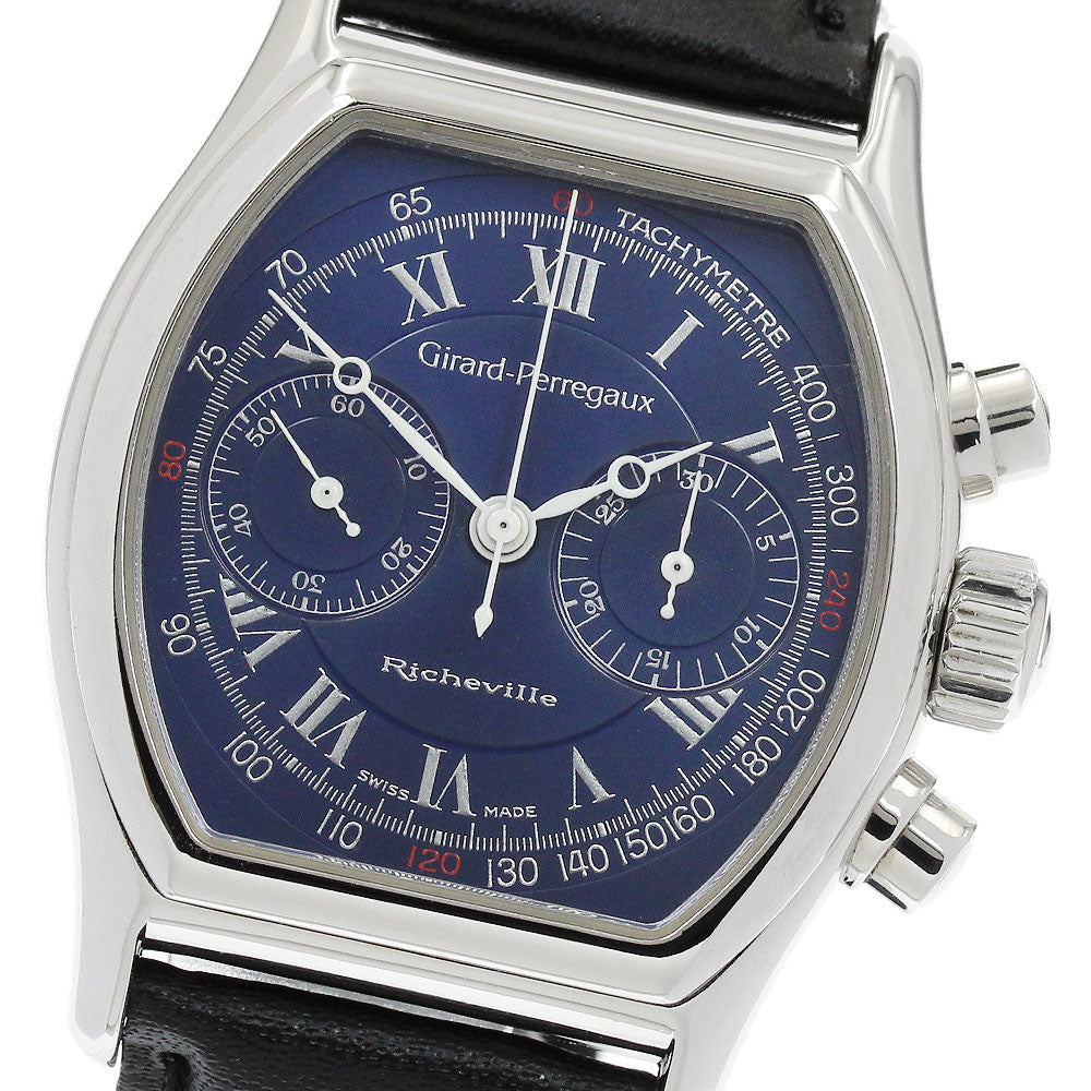 GIRARD PERREGAUX 2710 Richeville Chronograph Manual Winding Men's Watch Excellent Condition