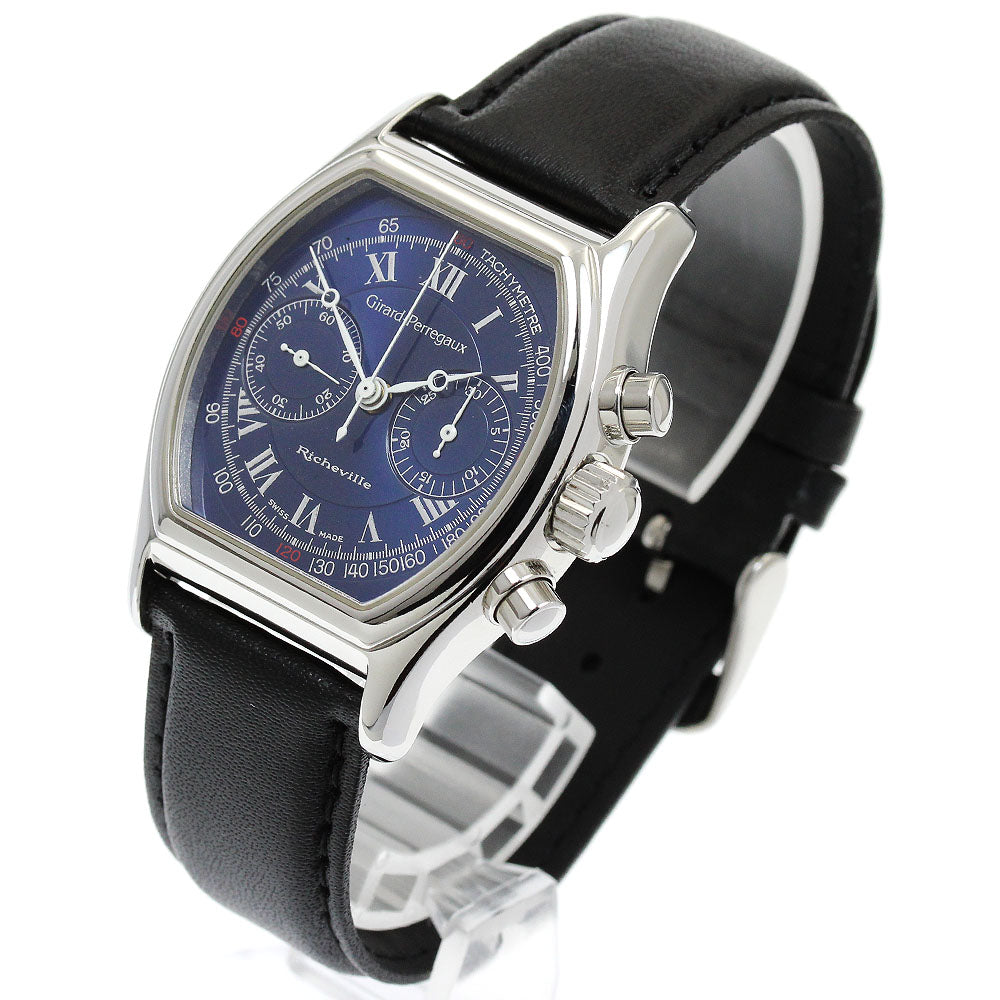 GIRARD PERREGAUX 2710 Richeville Chronograph Manual Winding Men's Watch Excellent Condition