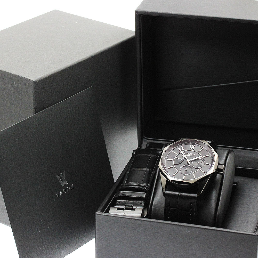 VARTIX AL3BK ALIVE V3 Day-Date Power Reserve Automatic Men's Watch (with box)