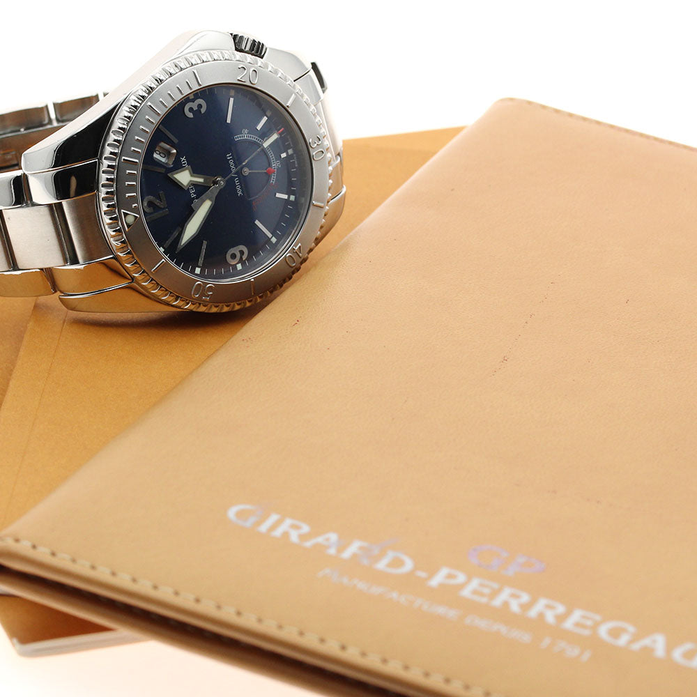 GIRARD PERREGAUX 49900.1.11.4144 Seahawk Power Reserve Date Automatic Men's Watch with Warranty