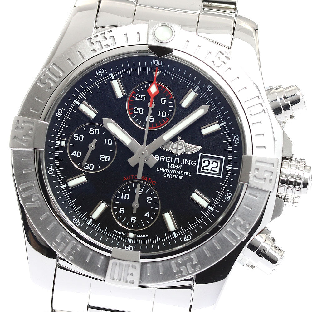 BREITLING A13381 Avenger II 43mm Chronograph Date Small Seconds Automatic Men's Watch (Good Condition)