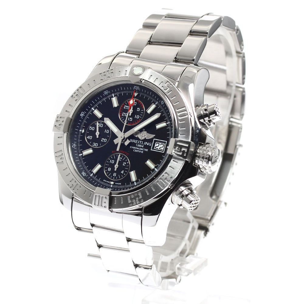 BREITLING A13381 Avenger II 43mm Chronograph Date Small Seconds Automatic Men's Watch (Good Condition)