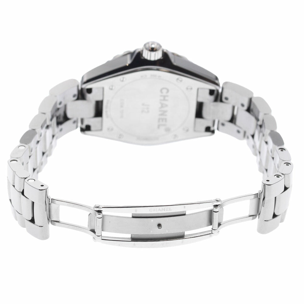 CHANEL H3242 J12 Chromatic 12-Diamond Automatic Men's Watch with Warranty Card