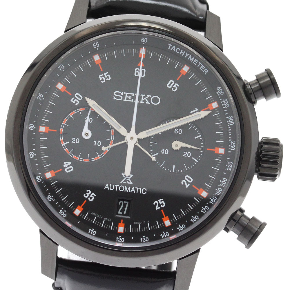 SEIKO SBEC019/8R46-00F0 Prospex Speedtimer Mechanical Limited Edition of 600 Pieces Worldwide Automatic Winding Men's Watch Excellent Condition with Box