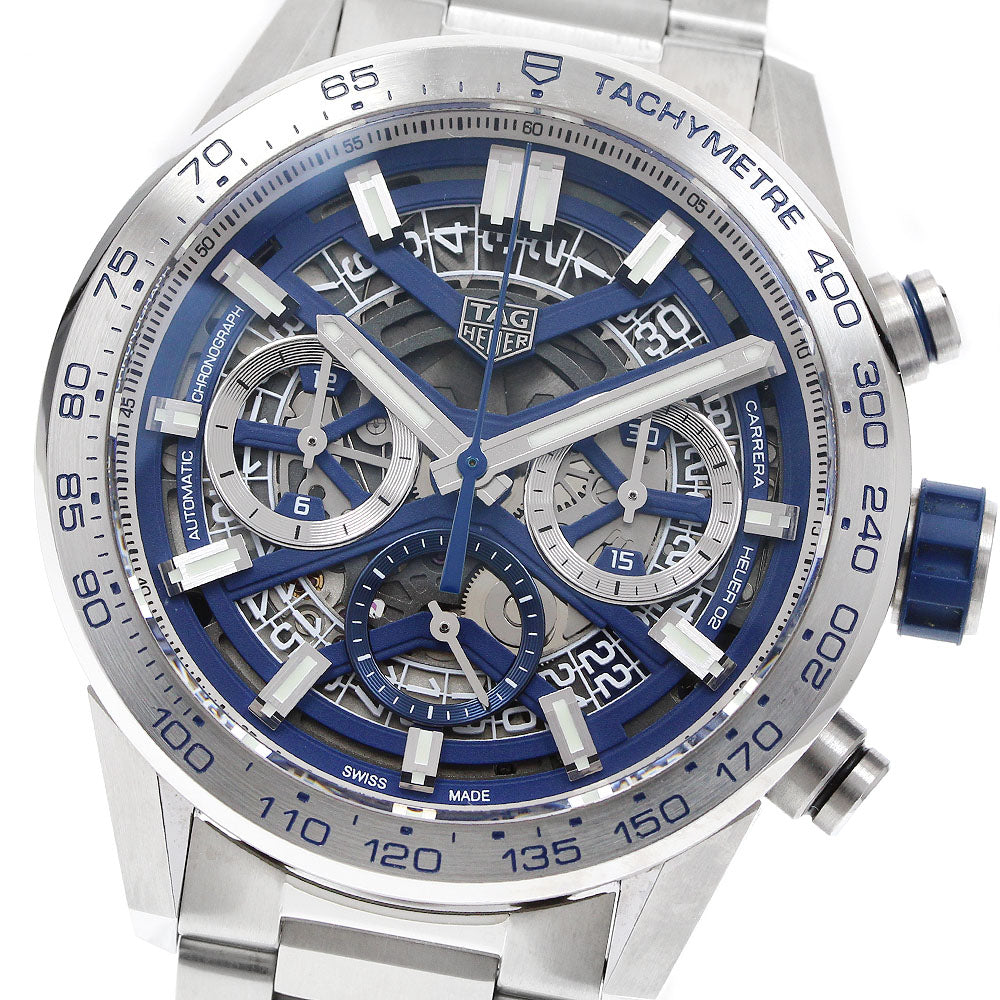 TAG Heuer CBG2019 Carrera Calibre Heuer 02 Limited Edition of 400 in Japan Automatic Men's Watch Excellent Condition with Box and Warranty.