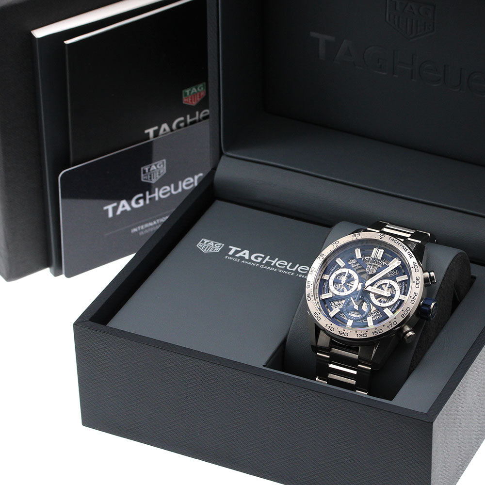 TAG Heuer CBG2019 Carrera Calibre Heuer 02 Limited Edition of 400 in Japan Automatic Men's Watch Excellent Condition with Box and Warranty.