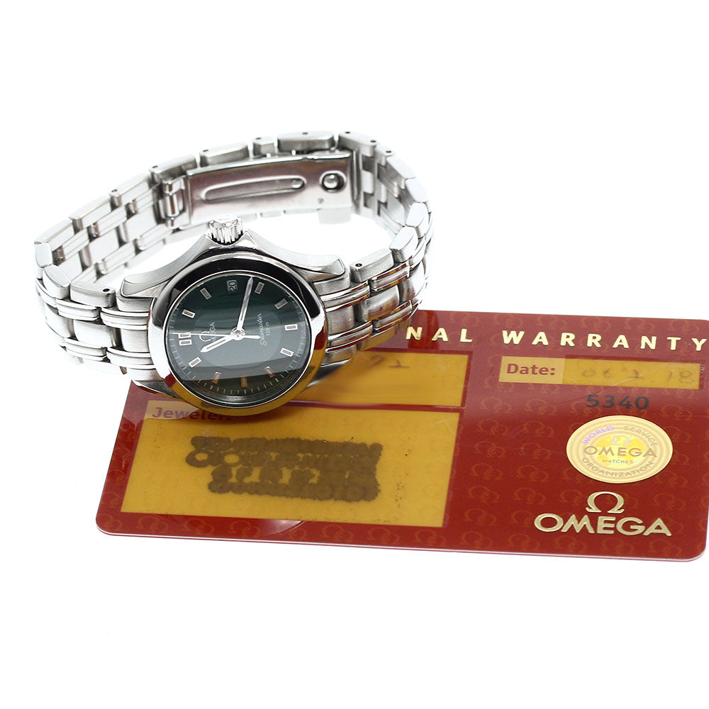 OMEGA 2581.72 Seamaster 120M Date Quartz Ladies Watch with Warranty Card