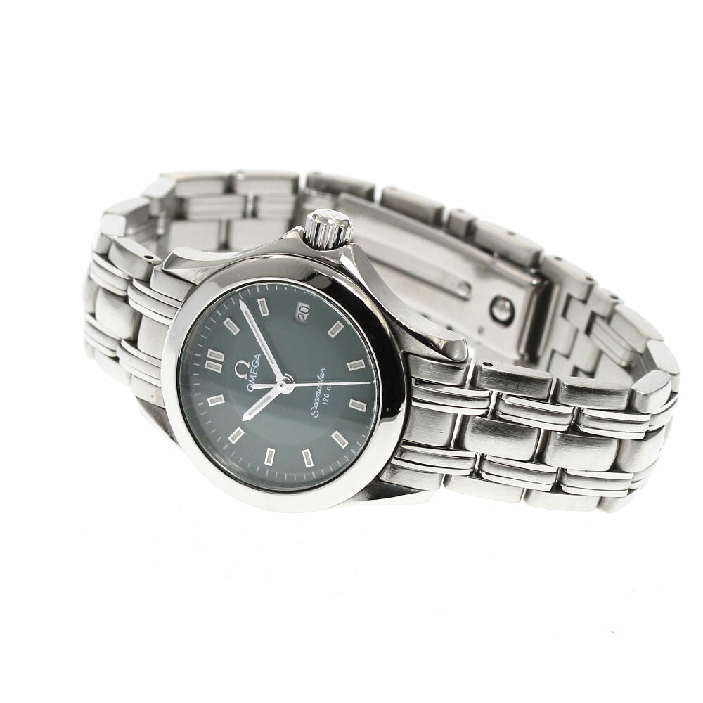 OMEGA 2581.72 Seamaster 120M Date Quartz Ladies Watch with Warranty Card