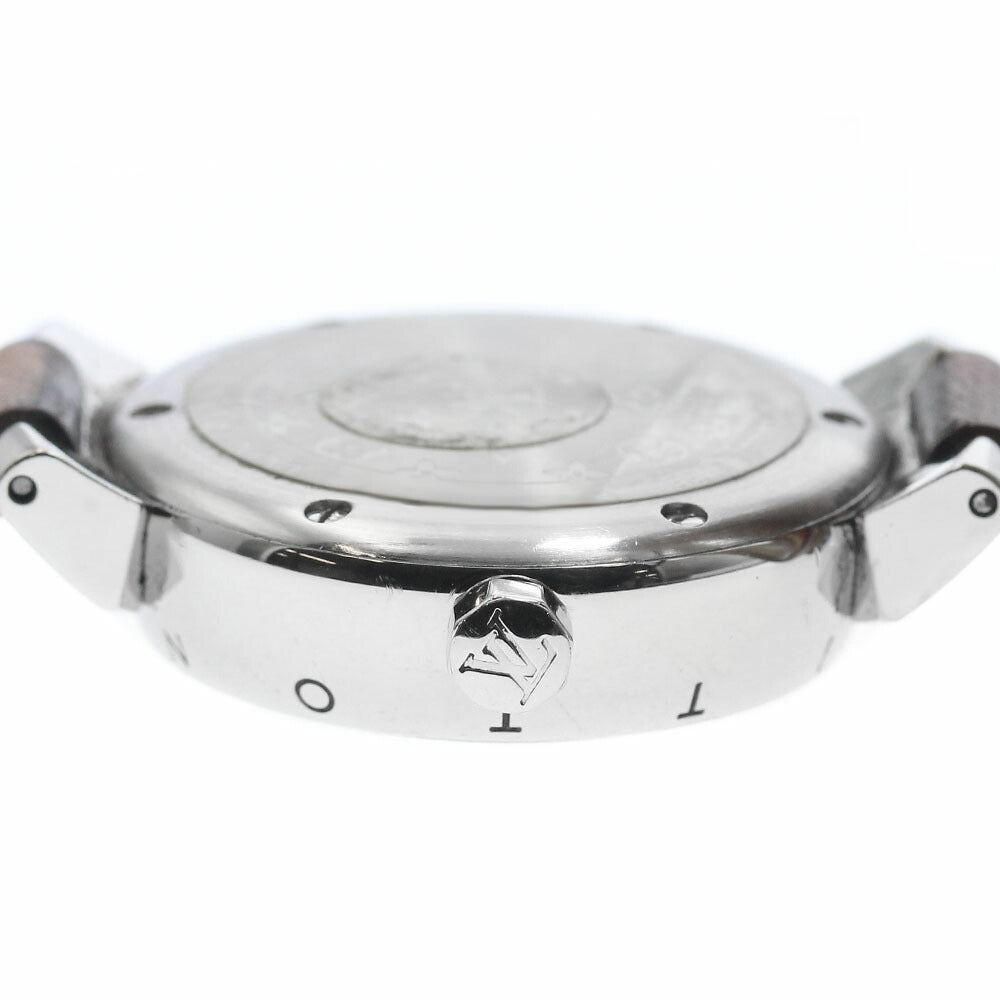 LOUIS VUITTON Q1211 Tambour Date Quartz Ladies Watch with Warranty
