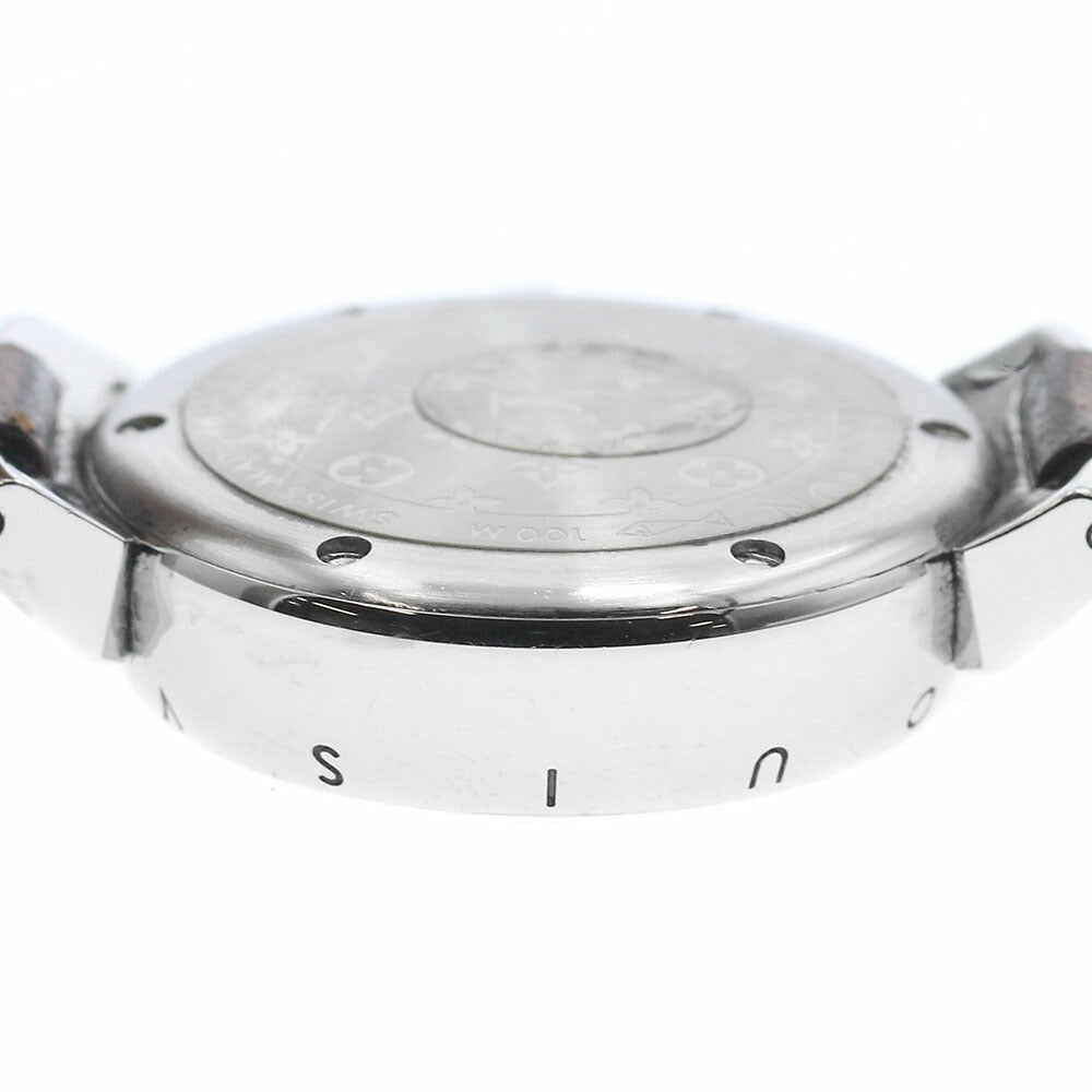LOUIS VUITTON Q1211 Tambour Date Quartz Ladies Watch with Warranty