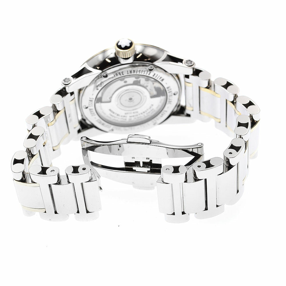 MONTBLANC 106502 Timewalker K18YG Bezel Date Automatic Men's Watch (Good Condition)