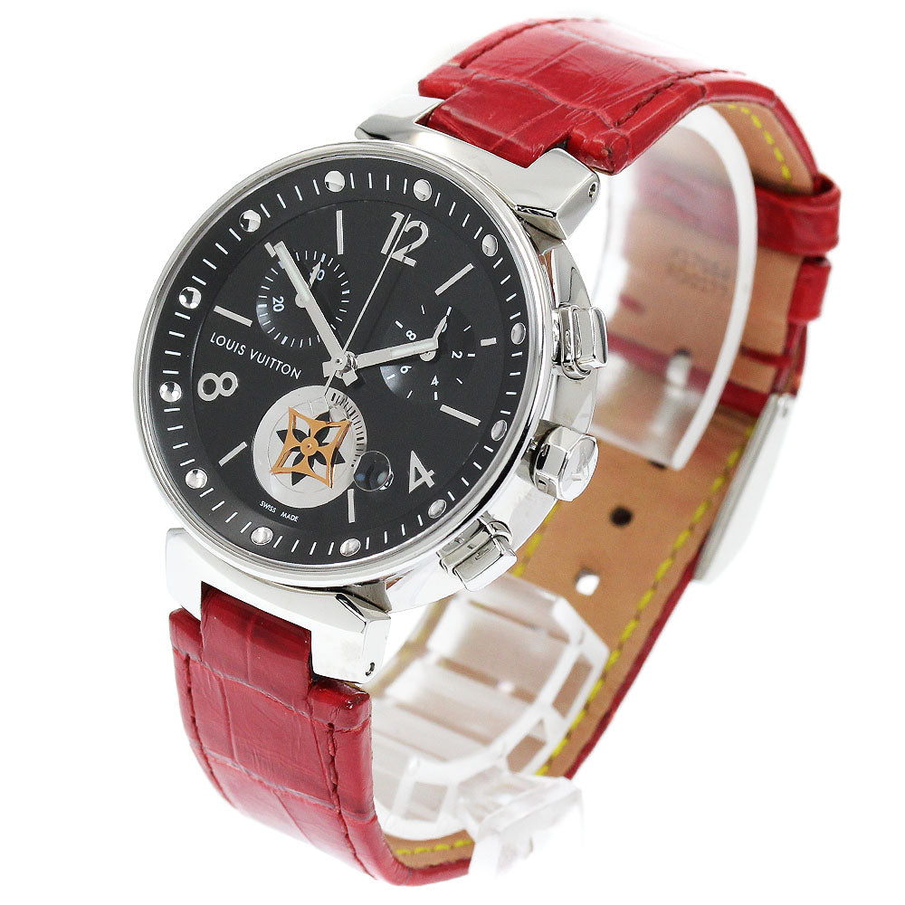 LOUIS VUITTON Q8G01 Tambour Moonstar Chronograph Quartz Boys' Watch (with box and warranty)