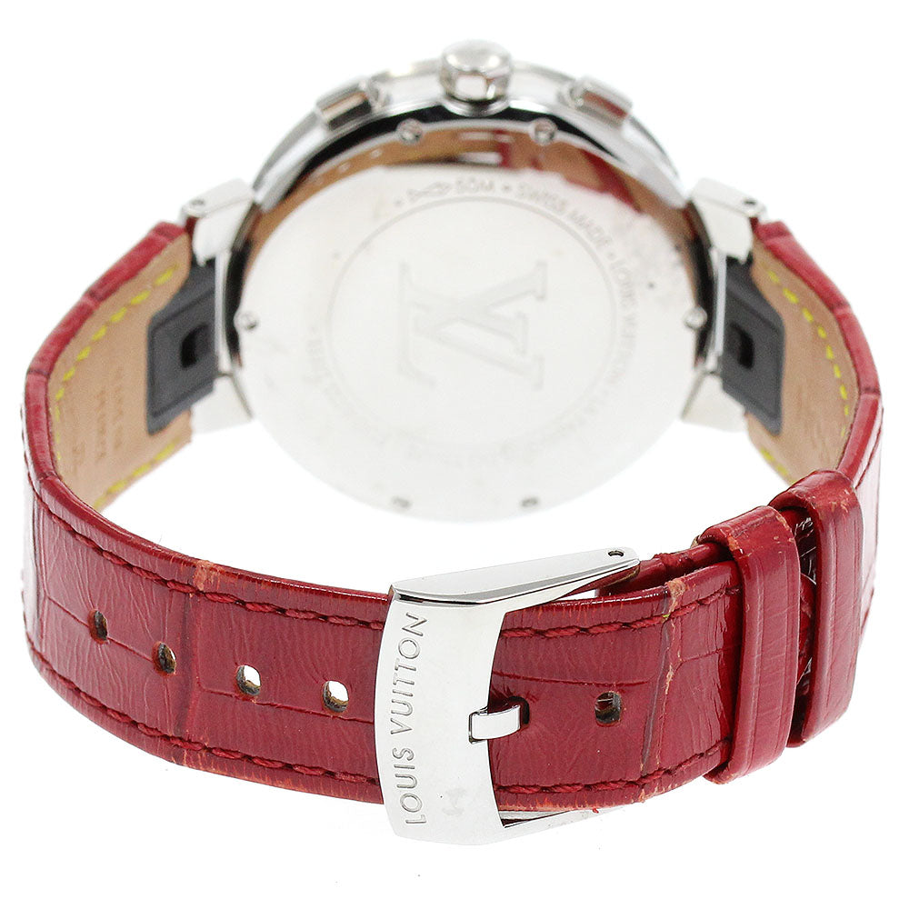 LOUIS VUITTON Q8G01 Tambour Moonstar Chronograph Quartz Boys' Watch (with box and warranty)