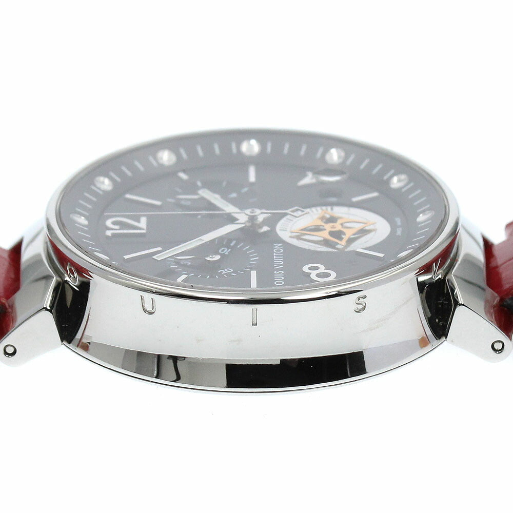 LOUIS VUITTON Q8G01 Tambour Moonstar Chronograph Quartz Boys' Watch (with box and warranty)