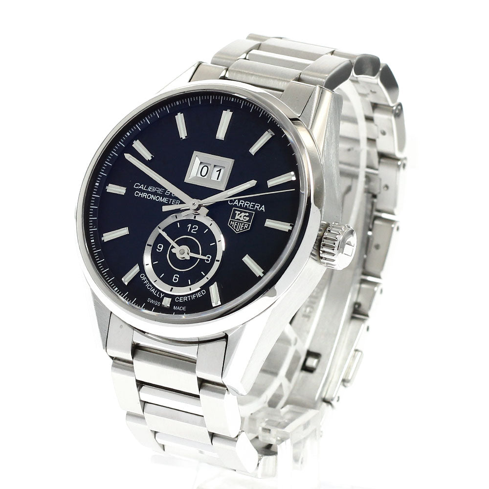 TAG Heuer WAR5010.BA0723 Carrera Grand Date GMT Caliber 8 Automatic Men's Watch (Good Condition)