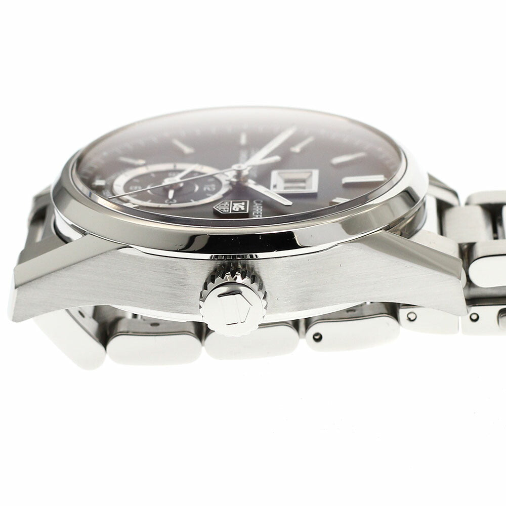 TAG Heuer WAR5010.BA0723 Carrera Grand Date GMT Caliber 8 Automatic Men's Watch (Good Condition)