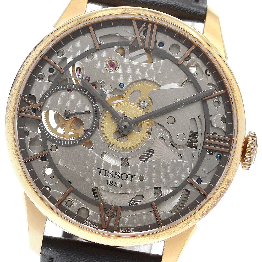 TISSOT T099405A T-Classic Chemin des Tourelles Manual Winding Men's Watch with Warranty