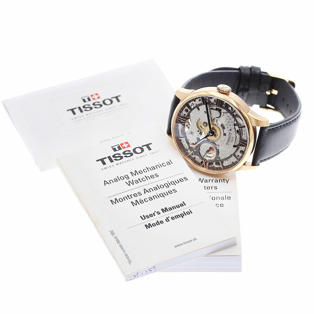 TISSOT T099405A T-Classic Chemin des Tourelles Manual Winding Men's Watch with Warranty