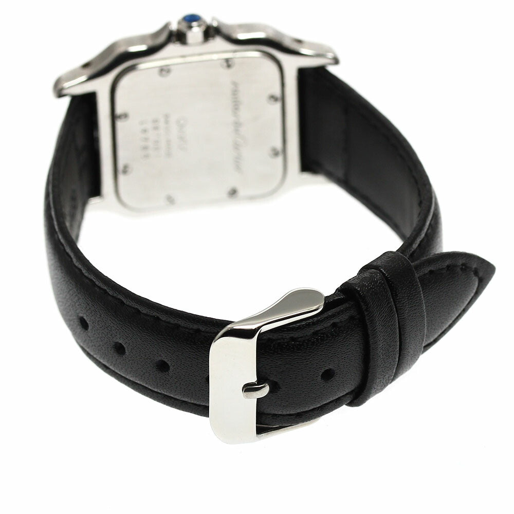 CARTIER W20018D6 Santos Galbe LM Date Quartz Men's Watch