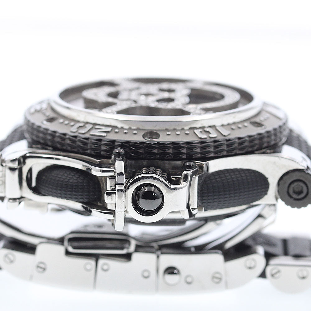 AQUANAUTIC KSP0202MSKLS02 King Subcommander Skull Mask Day-Date Automatic Men's Watch with Warranty