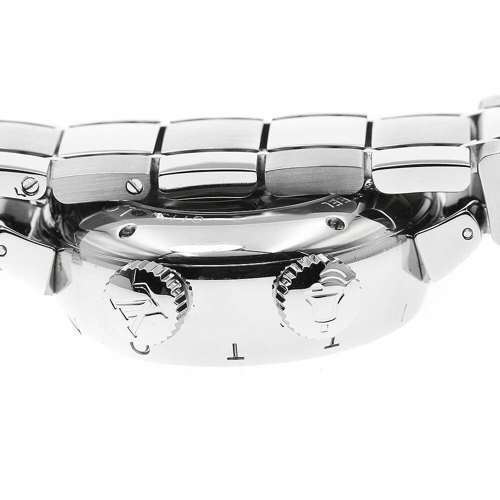 LOUIS VUITTON Q1151 Tambour GMT Reveil Alarm Automatic Men's Watch