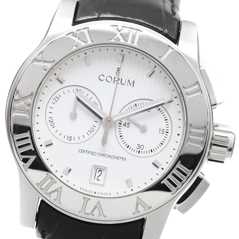 CORUM 02.0012/984.715.20/0F01 EB77 Romulos Chronograph Date Automatic Men's Watch with Warranty