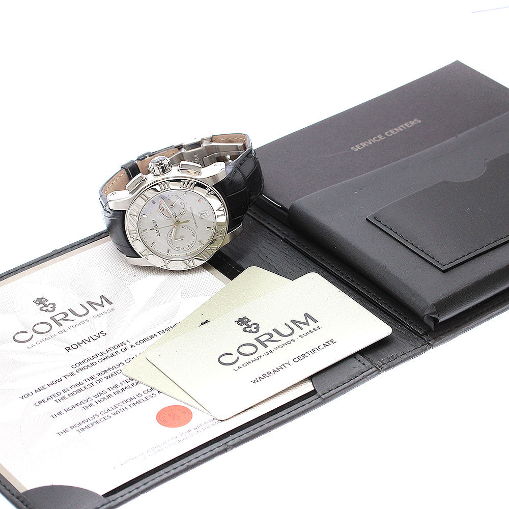 CORUM 02.0012/984.715.20/0F01 EB77 Romulos Chronograph Date Automatic Men's Watch with Warranty