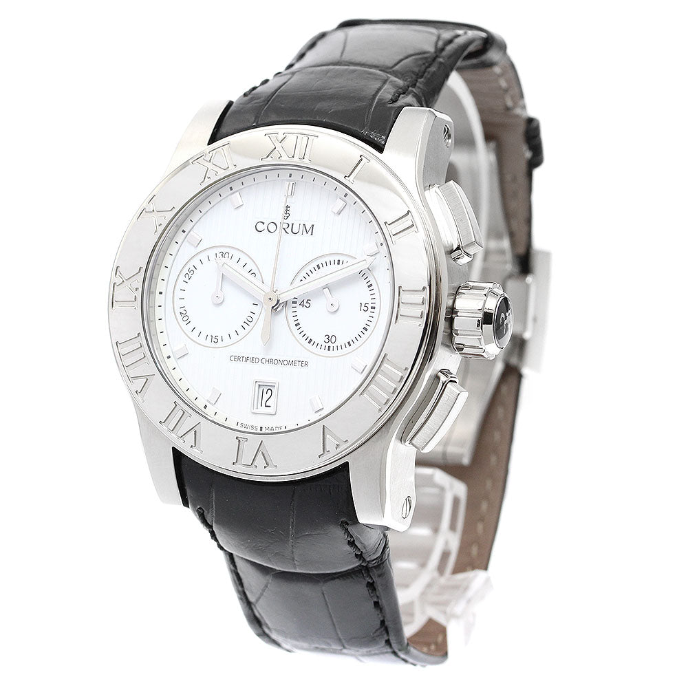 CORUM 02.0012/984.715.20/0F01 EB77 Romulos Chronograph Date Automatic Men's Watch with Warranty
