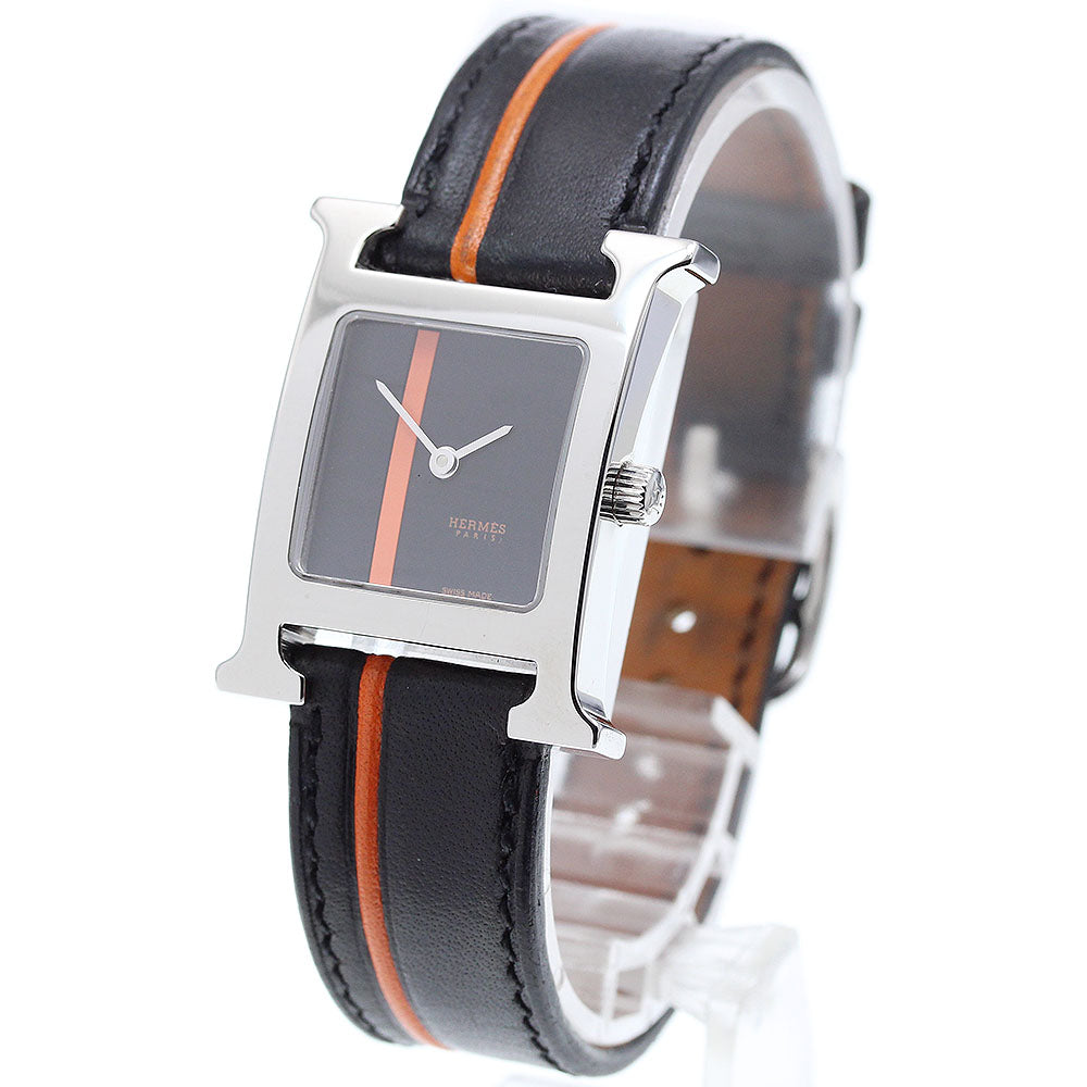HERMES HH1.210 H-Watch Orange Line Quartz Ladies' Watch - Excellent Condition