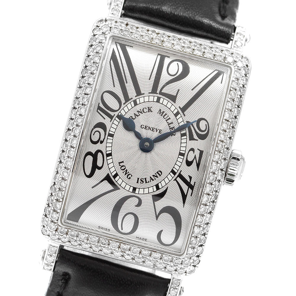 FRANCK MULLER 902QZD Long Island Diamond Bezel Quartz Ladies Watch Excellent Condition with Box and Warranty Card