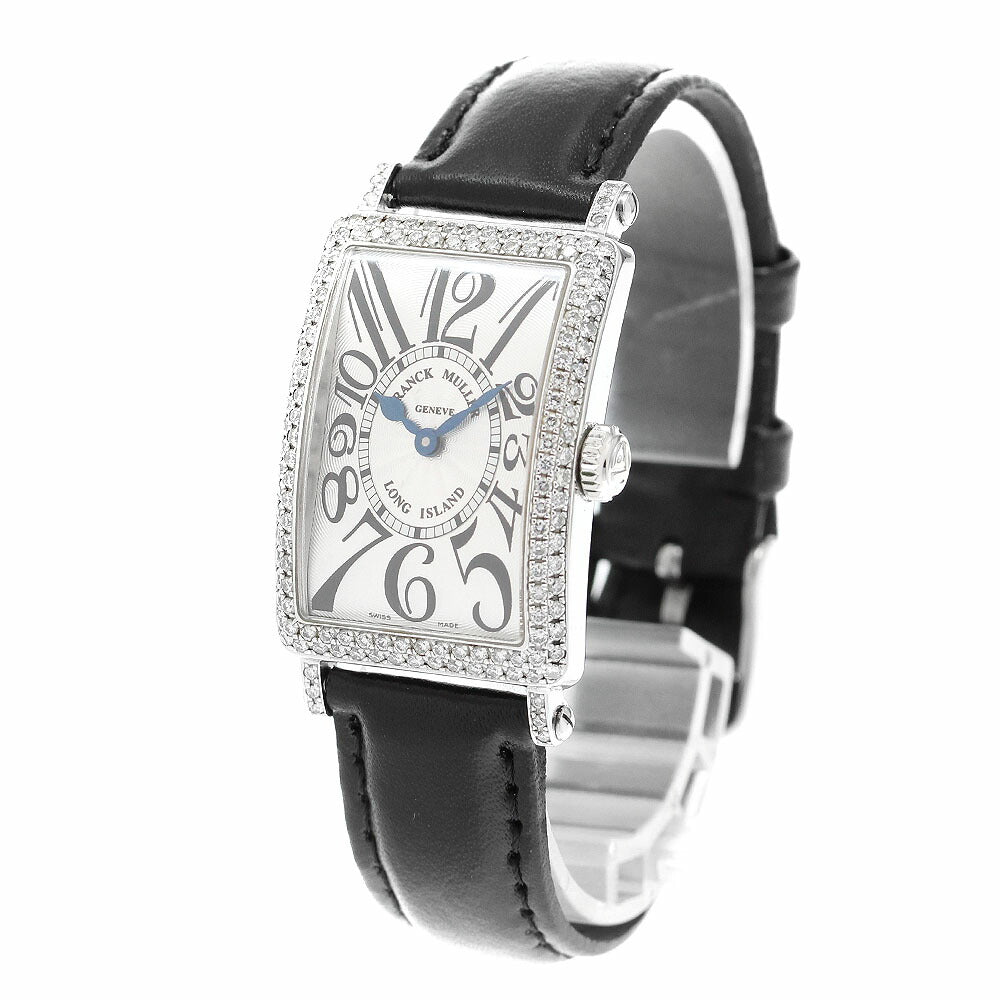 FRANCK MULLER 902QZD Long Island Diamond Bezel Quartz Ladies Watch Excellent Condition with Box and Warranty Card